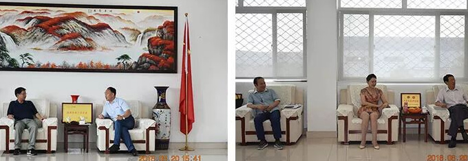 江蘇省工商聯(lián)會員處楊春清處長、東南大學經(jīng)管學院張建軍教授一行到我公司參觀調(diào)研